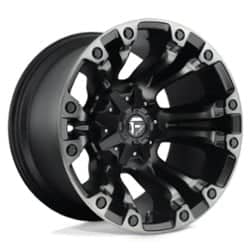 Fuel Vapor D851 18x9 5x114.3/5x127 1 ET 78.1 CB Matte Black w/Gray Tint