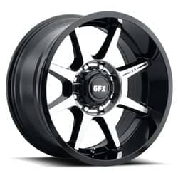 G-FX TR31 20x9 8x180 18 ET 124.2 CB Gloss Black Machined Face