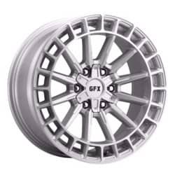 G-FX TR37 18x9 6x135 25 ET 95.2 CB Silver Machined Face