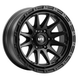 G-FX TR38 18x9 6x139.7 -12 ET 106.2 CB Matte Black