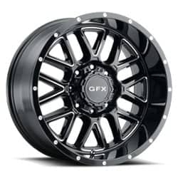 G-FX TM5 17x8.5 6x139.7 0 ET 106.2 CB Gloss Black Milled