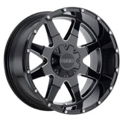 G-FX TR12 17x9 5x114.3/5x127 12 ET 73.1 CB Gloss Black Milled