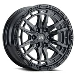 G-FX TR-24 17x9 6x139.7 0 ET 106.2 CB Matte Black
