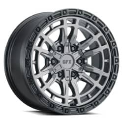 G-FX TR-24 20x9 6x135/6x139.7 12 ET 95.2 CB Matte Gray w/Matte Black Lip