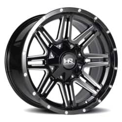 Hardrock Offroad H715 Warrior 20x10 6x135/6x139.7 -19 ET 87.1 CB Gloss Black
