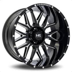 Hardrock Offroad Affliction Xposed 22x12 8x165.1 -44 ET 125.2 CB Gloss Black Milled