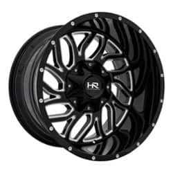 Hardrock Offroad H707 Destroyer 22x10 8x170 -25 ET 125.2 CB Gloss Black Milled