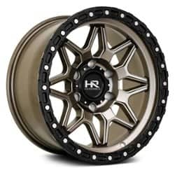 Hardrock Offroad H105 17x9 6x139.7 1 ET 108 CB Matte Bronze-Black Beadlock