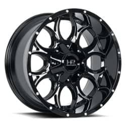 Hardrock Offroad H713 22x10 5x150/5x139.7 -25 ET 110.3 CB Gloss Black Milled