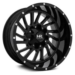Hardrock Offroad H708 OverDrive 22x10 8x165.1 -25 ET 125.2 CB Gloss Black