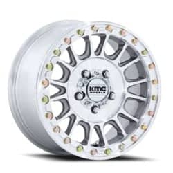 KMC Impact UTV Beadlock Machined Silver