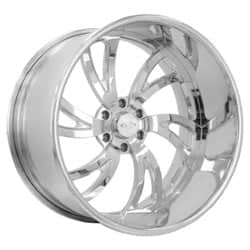 Intro Custom Houston Exposed 24x10 -80 to 80 ET 108 CB Polished