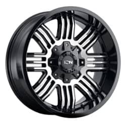 Ion Alloy 144 17x9 6x135/6x139.7 -12 ET 106 CB Black/Machined