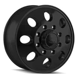 Ion Alloy 167 Dually Front 17x6.5 8x200 125 ET 142 CB Matte Black