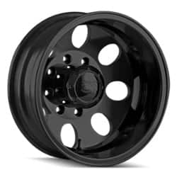 Ion Alloy 167 Dually Rear 17x6.5 8x210 -142 ET 154.2 CB Matte Black