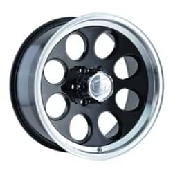 Ion Alloy 171 15x8 5x114.3 -27 ET 83.8 CB Black w/Machined Lip