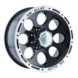 Ion Alloy 174 15x8 5x114.3 -27 ET 83.8 CB Black Beadlock