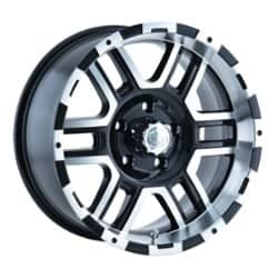 Ion Alloy 179 16x8 5x114.3 10 ET 83.8 CB Black W/Machined Face