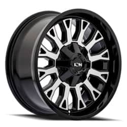 Ion Alloy 152 20x9 8x165.1 0 ET 125.2 CB Black/Machined