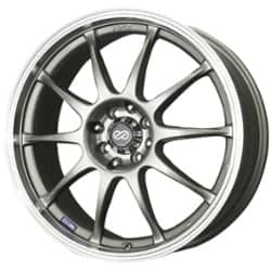 Enkei J10 15x6.5 4x100/4x108 38 ET 72.56 CB Silver with Machined Lip