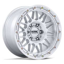 KMC KM555 Attack 18x9 8x180 18 ET 124.2 CB Silver
