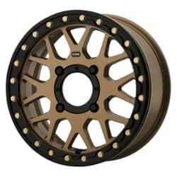 KMC UTV KS235 Grenade Beadlock 15x7 4x137 10 ET 112 CB Satin Bronze