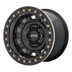 KMC KM236 Tank 17x9 8x165.1 -38 ET 125.1 CB Satin Black