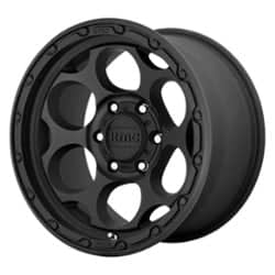 KMC KM541 Dirty Harry 17x9 5x127 -12 ET 71.5 CB Textured Black