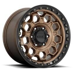 KMC KM545 Trek 17x8 5x114.3 35 ET 72.56 CB Matte Bronze With Black Lip