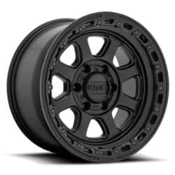 KMC KM548 Chase 20x9 6x135 18 ET 87.1 CB Satin Black w/Gloss Black Lip