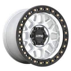 KMC KM549 GRS 17x8.5 8x165.1 0 ET 125.1 CB Machined With Satin Black Lip