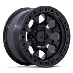 KMC KM550 Riot SBL 17x9 6x139.7 -12 ET 106.1 CB Satin Black