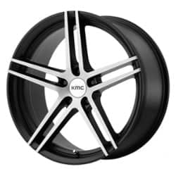 KMC KM703 Monophonic 18x9.5 5x114.3 45 ET 72.56 CB Satin Black Brushed