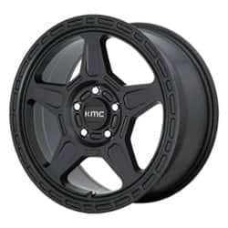 KMC KM721 Alpine 15x7 5x114.3 15 ET 72.56 CB Satin Black