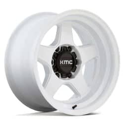 KMC KM728 Lobo 17x8.5 6x135 -10 ET 87.1 CB Gloss White