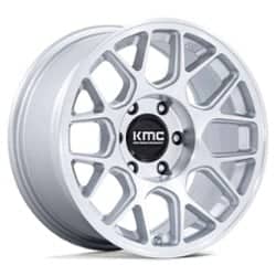 KMC KM730 Hatchet 17x8.5 6x120 25 ET 66.9 CB Silver