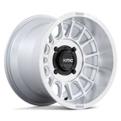 KMC UTV KS138 Impact 15x7 4x137 10 ET 96 CB Silver w/Machined Face