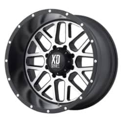 XD Series XD820 Grenade 20x10 6x135 -24 ET 87.1 CB Satin Black w/Machined Face