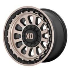 XD Series XD856 Omega 17x9 6x135/6x139.7 0 ET 106.1 CB Satin Black With Bronze Tint