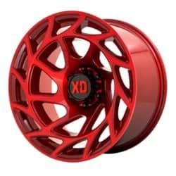 XD Series XD860 Onslaught 17x9 6x139.7 0 ET 106.1 CB Candy Red