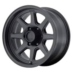 KMC KM301 Turbine 15x8 5x114.3 -19 ET 83.1 CB Satin Black