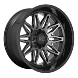 XD Series XD859 Gunner 20x10 6x135/6x139.7 -18 ET 106.1 CB Gloss Black Machined With Gray Tint