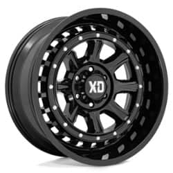 KMC XD866 Outlander 22x10 8x170 -18 ET 125.1 CB Gloss Black