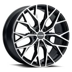 Kalon Wheels 103 Inferno Gloss Black Machined Face