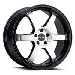 Kalon Wheels 106 Suzuka Gloss Black Machined Face