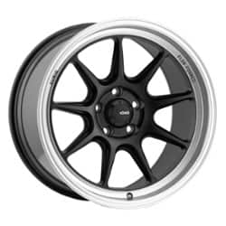 Konig Countergram 18x9.5 5x114.3 25 ET 73.1 CB Matte Black / Matte Machined Lip