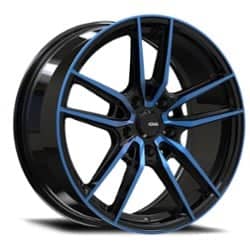Konig Myth 17x8 5x114.3 43 ET 73.1 CB Gloss Black/Blue Tint Clearcoat