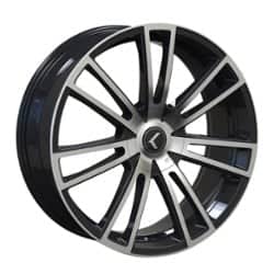 Kraze KR183 Spectra 22x8.5 5x114.3/5x120 38 ET 74.1 CB Gloss Black Machined