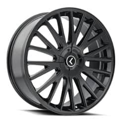 Kraze KR185 Double Down 22x8.5 5x114.3/5x120 38 ET 73 CB Gloss Black