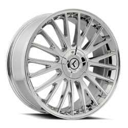 Kraze KR185 Double Down 20x8.5 5x108/5x114.3 38 ET 73 CB Chrome